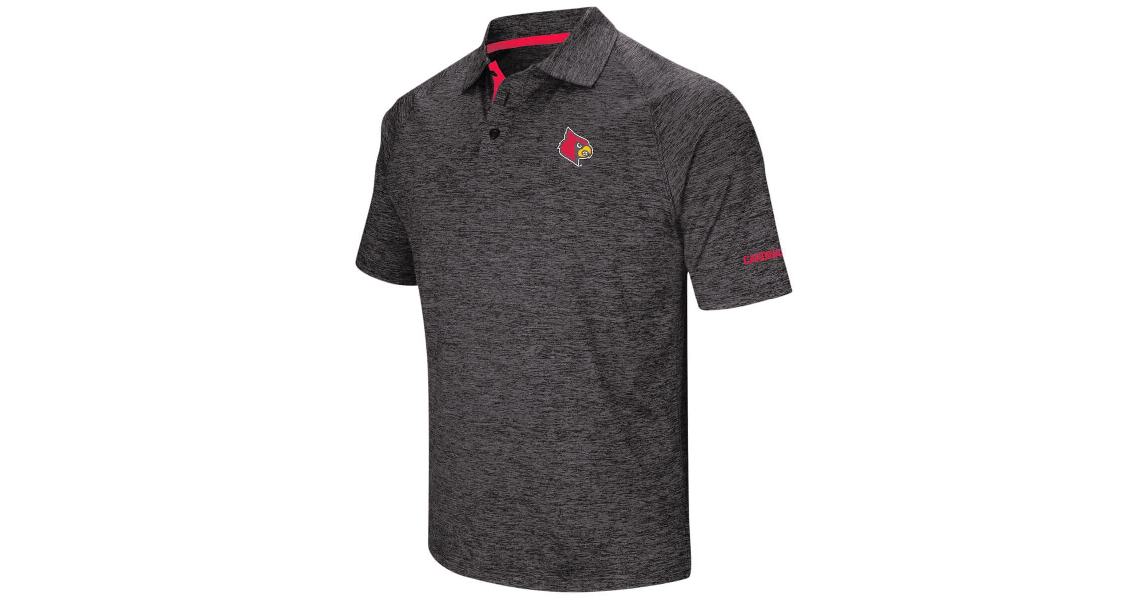 NCAA Louisville Cardinals Big & Tall Down Swing Polo