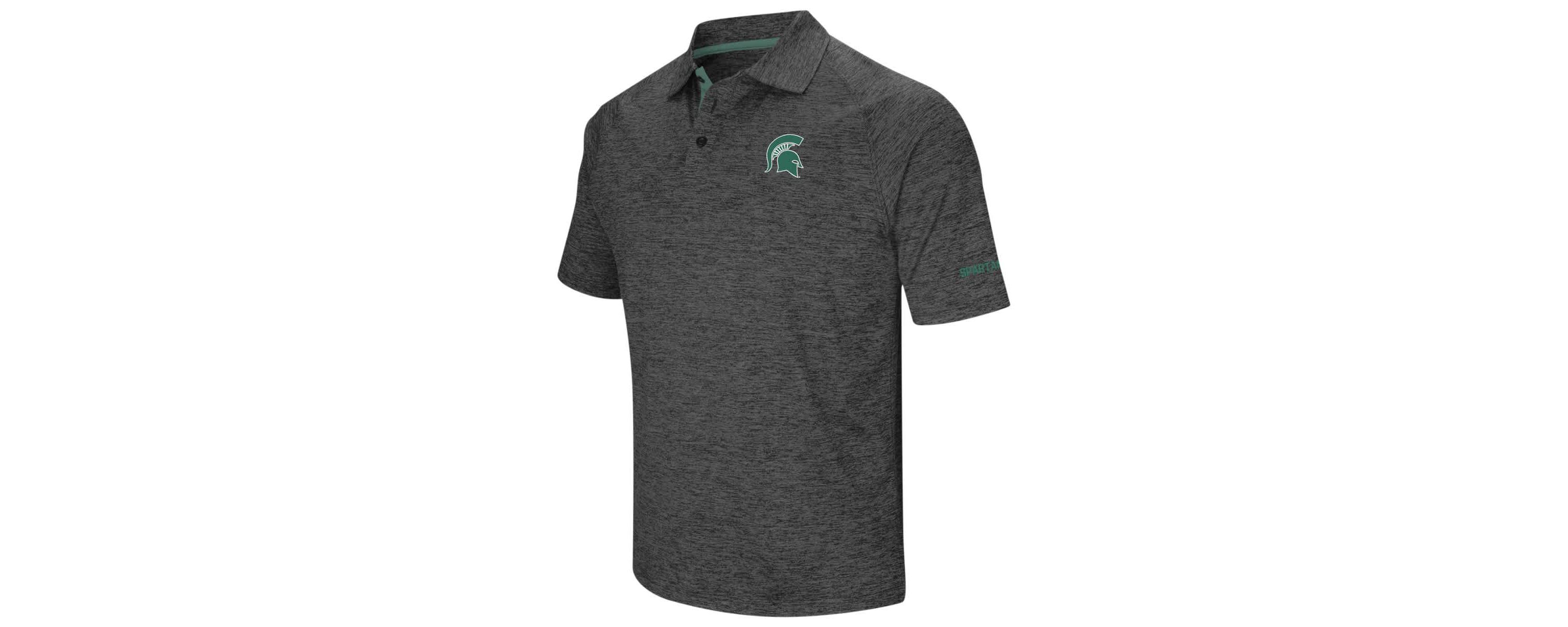 NCAA Michigan State Spartans Big & Tall Down Swing Polo