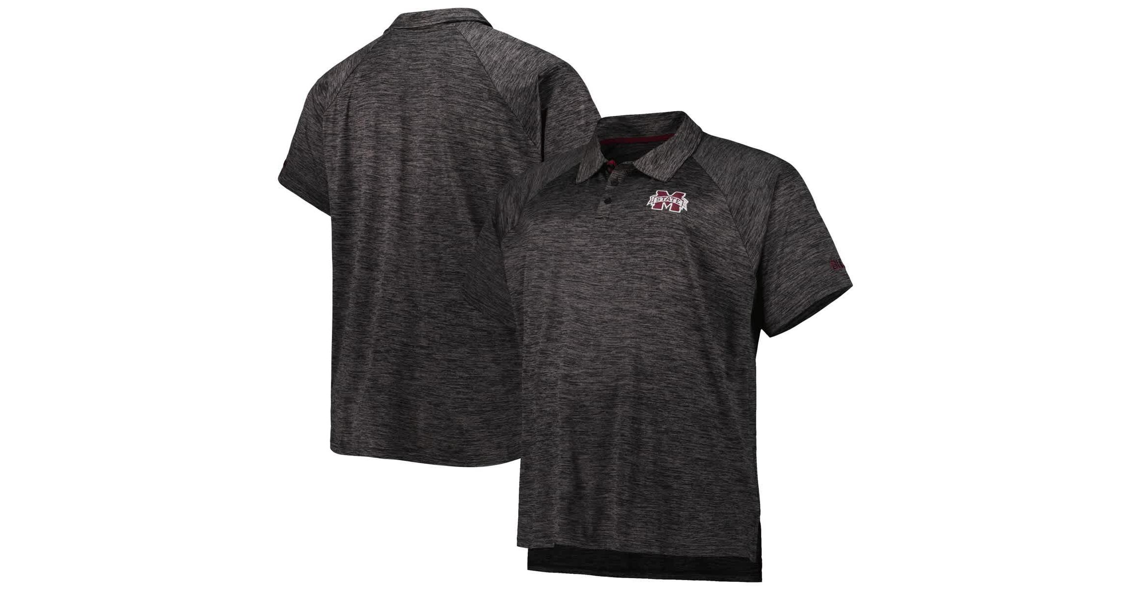 NCAA Mississippi State Bulldogs Big & Tall Down Swing Polo