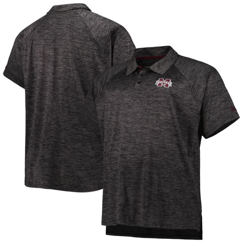 NCAA Mississippi State Bulldogs Big & Tall Down Swing Polo