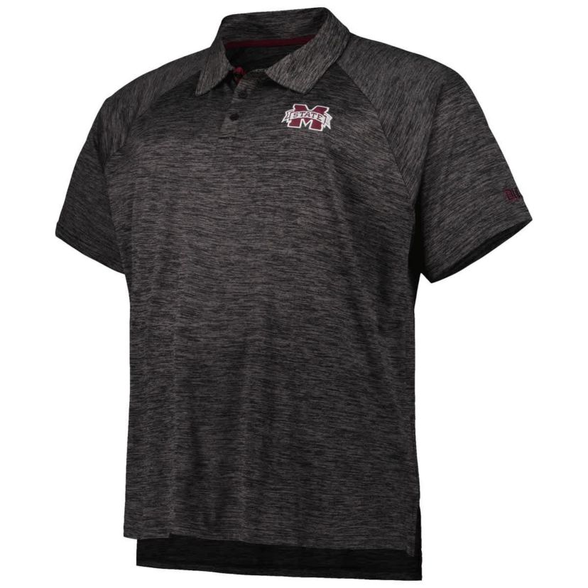 NCAA Mississippi State Bulldogs Big & Tall Down Swing Polo