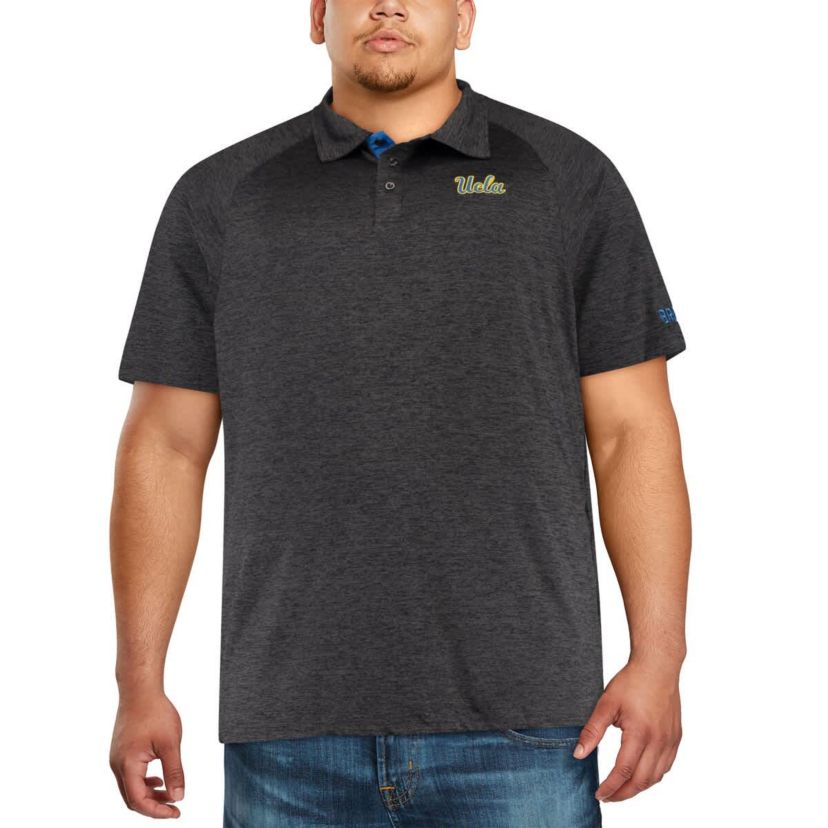 NCAA UCLA Bruins Big & Tall Down Swing Polo