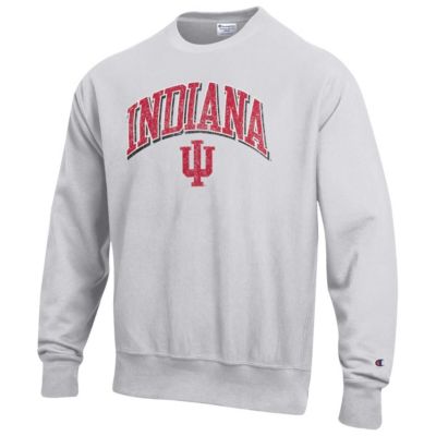NCAA Indiana Hoosiers Arch Over Logo Reverse Weave Pullover Sweatshirt
