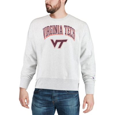 NCAA Virginia Tech Hokies Arch Over Logo Reverse Weave Pullover Sweatshirt