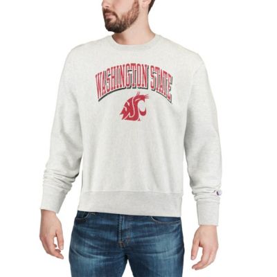 NCAA Washington State Cougars Arch Over Logo Reverse Weave Pullover Sweatshirt