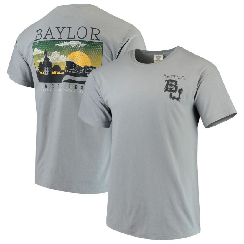 NCAA Baylor Bears Team Campus Scenery T-Shirt