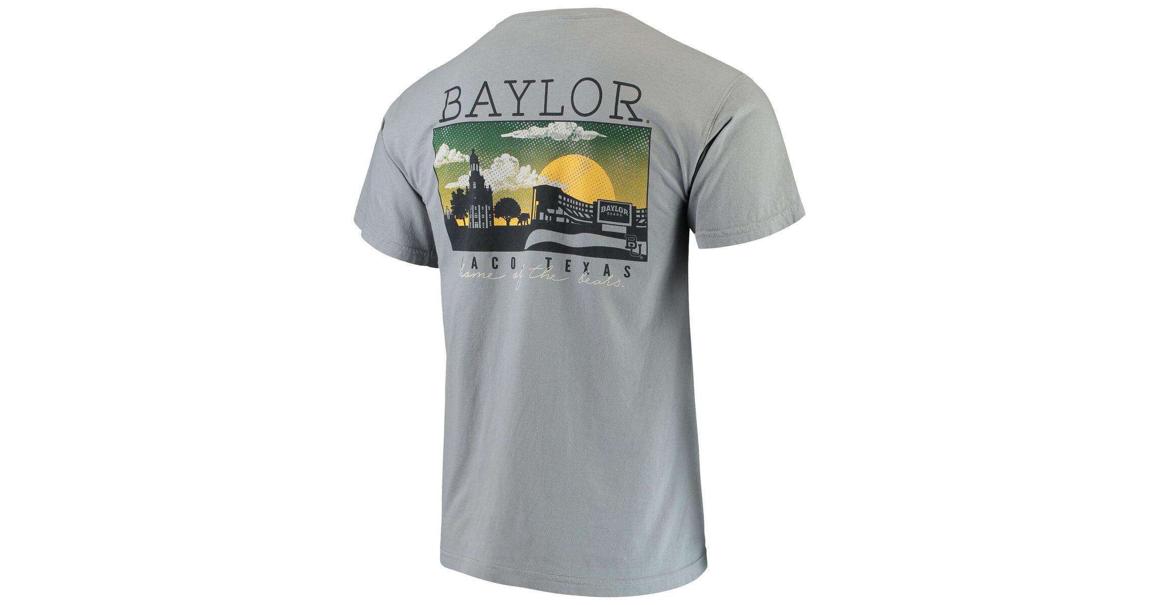 NCAA Baylor Bears Team Campus Scenery T-Shirt
