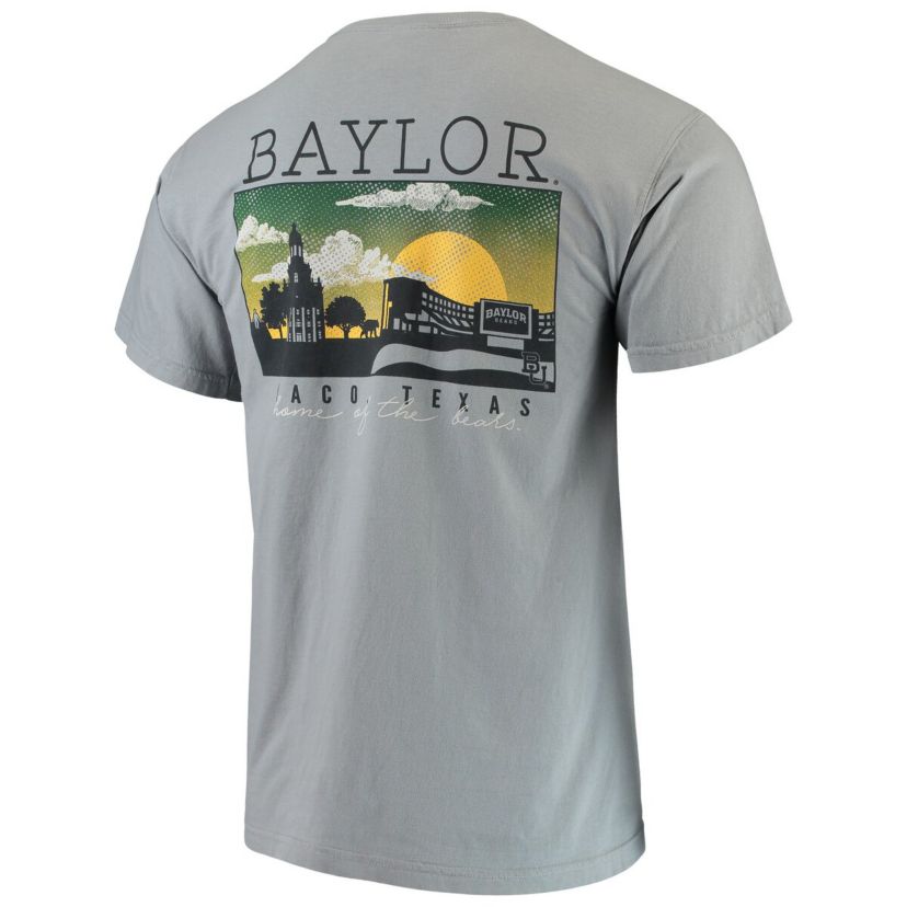 NCAA Baylor Bears Team Campus Scenery T-Shirt