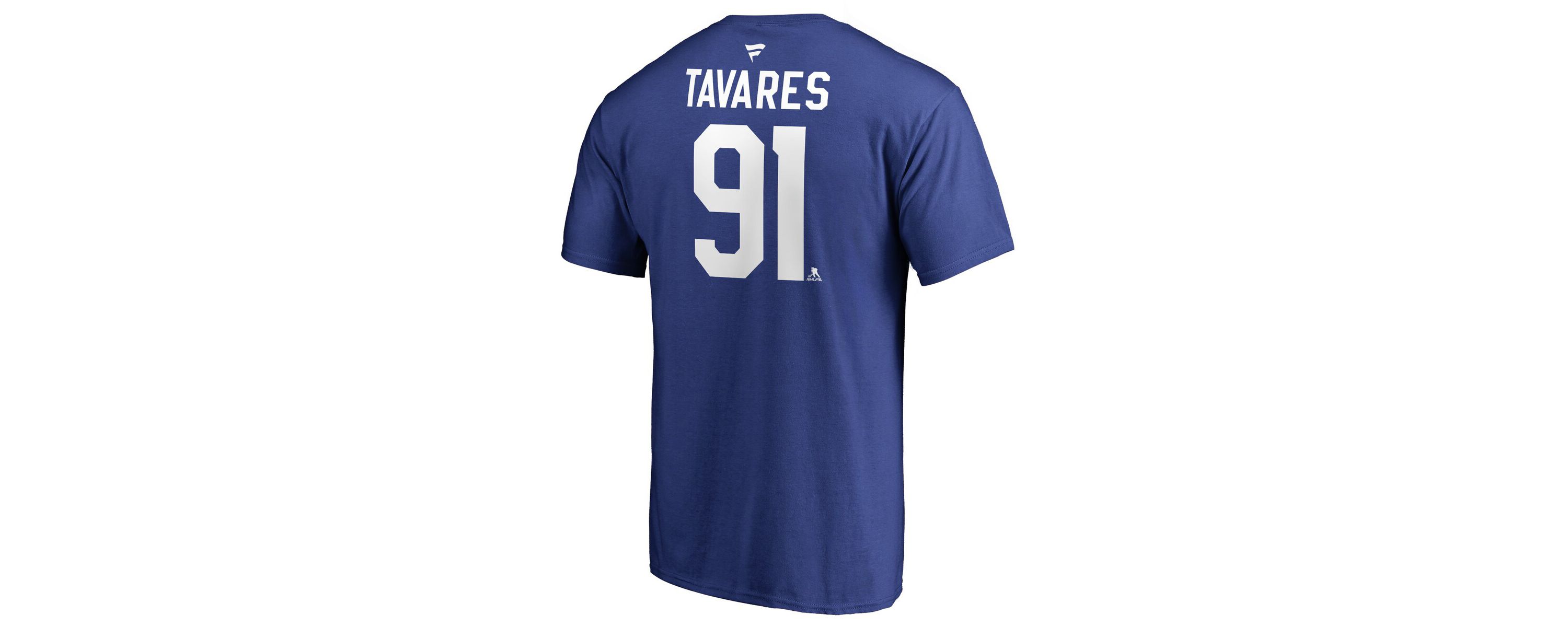 NHL Fanatics John Tavares Toronto Maple Leafs Authentic Stack Name & Number T-Shirt