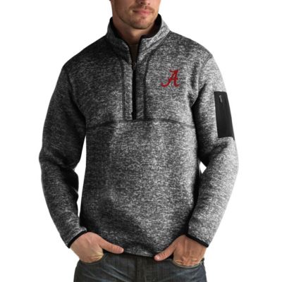 Alabama Crimson Tide NCAA Fortune Big & Tall Quarter-Zip Pullover Jacket