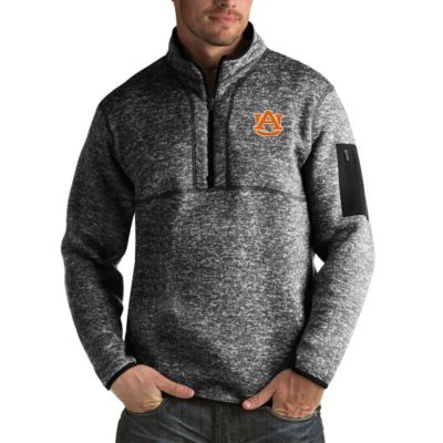 NCAA Auburn Tigers Fortune Big & Tall Quarter-Zip Pullover Jacket