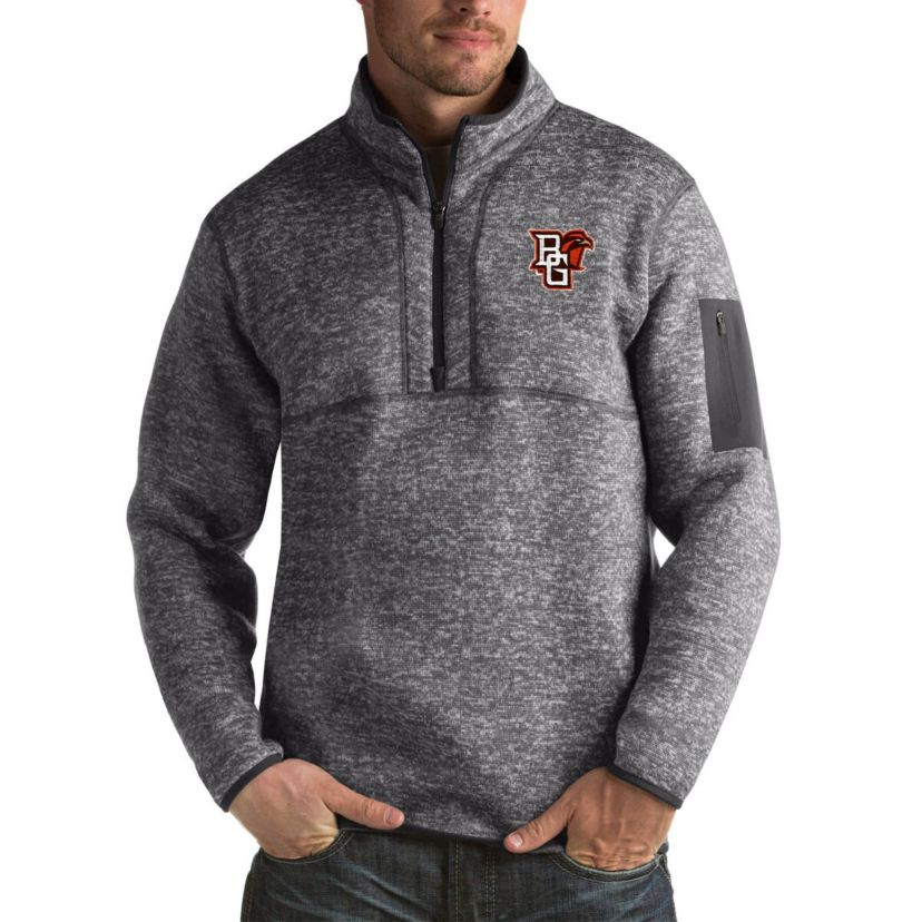 Bowling Green Falcons NCAA Bowling St. Falcons Fortune Big & Tall Quarter-Zip Pullover Jacket