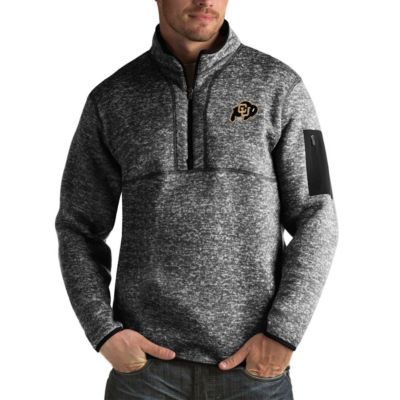 NCAA Colorado Buffaloes Fortune Big & Tall Quarter-Zip Pullover Jacket