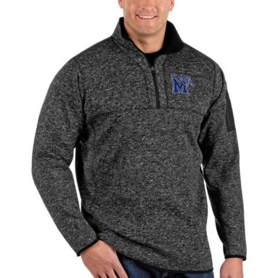 NCAA Memphis Tigers Fortune Big & Tall Quarter-Zip Pullover Jacket