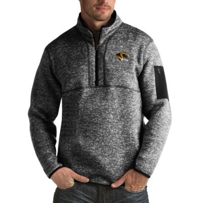 NCAA Missouri Tigers Fortune Big & Tall Quarter-Zip Pullover Jacket