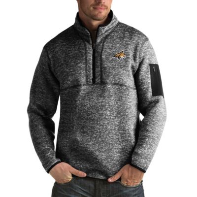 NCAA Montana State Bobcats Fortune Big & Tall Quarter-Zip Pullover Jacket