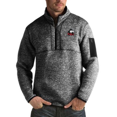 NCAA Northern Illinois Huskies Fortune Big & Tall Quarter-Zip Pullover Jacket
