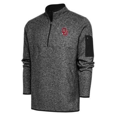 NCAA Oklahoma Sooners Fortune Big & Tall Quarter-Zip Pullover Jacket