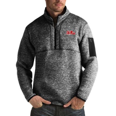 NCAA Ole Miss Rebels Fortune Big & Tall Quarter-Zip Pullover Jacket