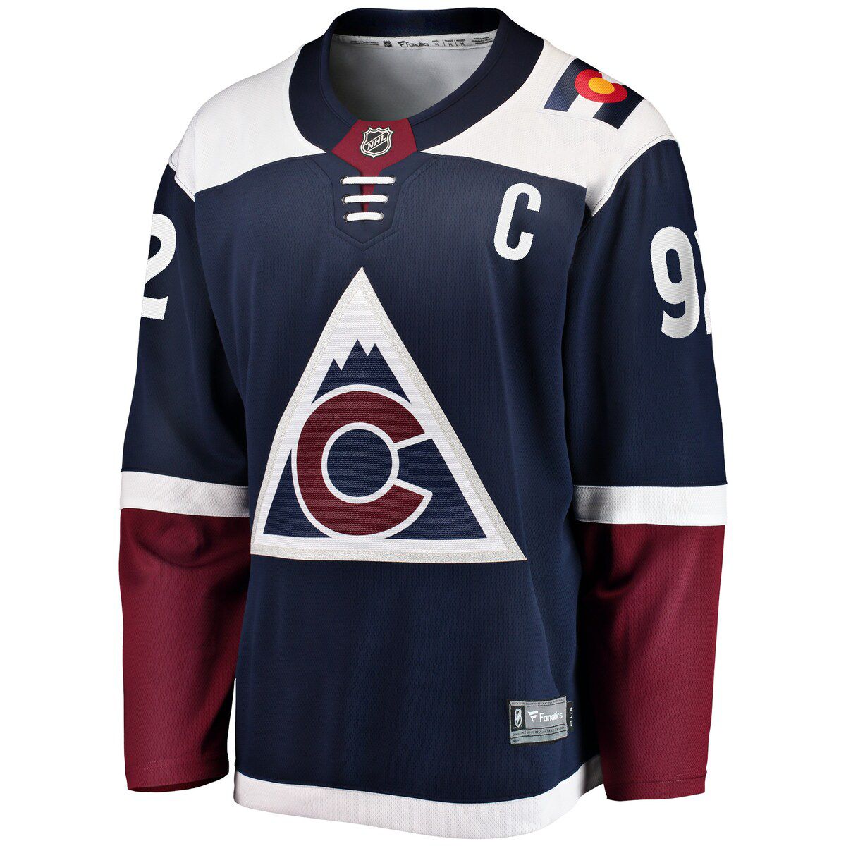 NHL Fanatics Gabriel Landeskog Colorado Avalanche Breakaway Jersey