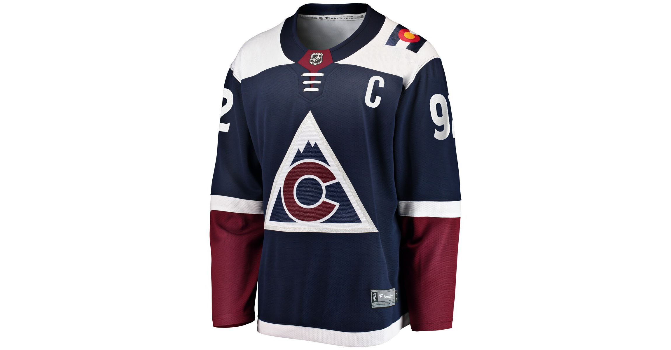 NHL Fanatics Gabriel Landeskog Colorado Avalanche Breakaway Jersey