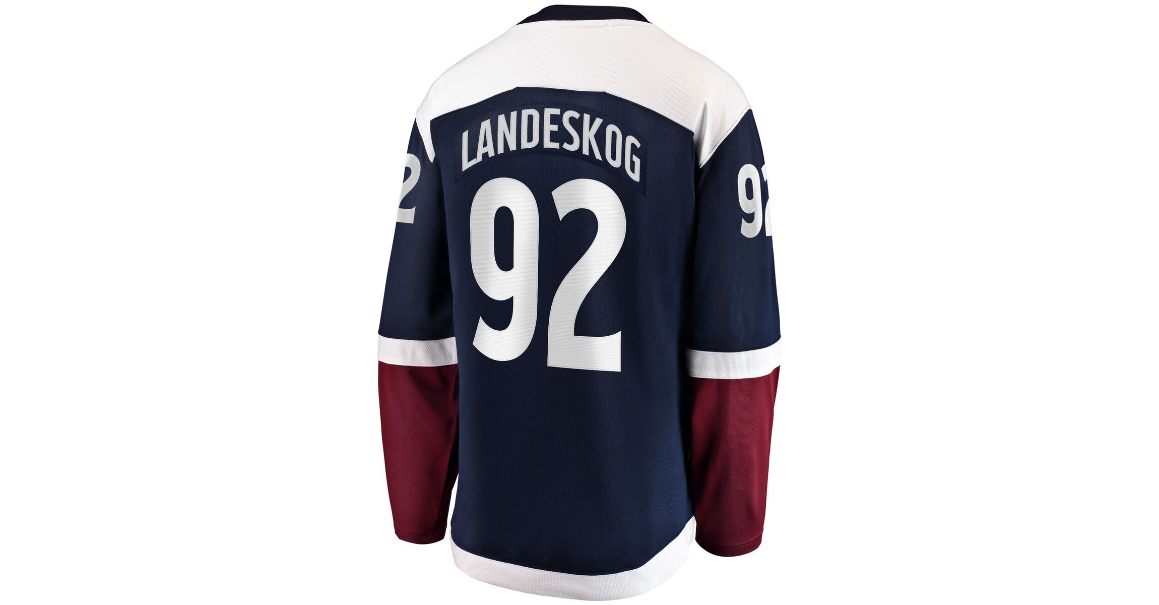 NHL Fanatics Gabriel Landeskog Colorado Avalanche Breakaway Jersey