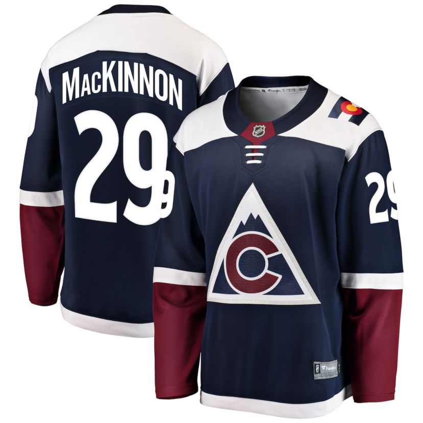 NHL Fanatics Nathan MacKinnon Colorado Avalanche Breakaway Jersey