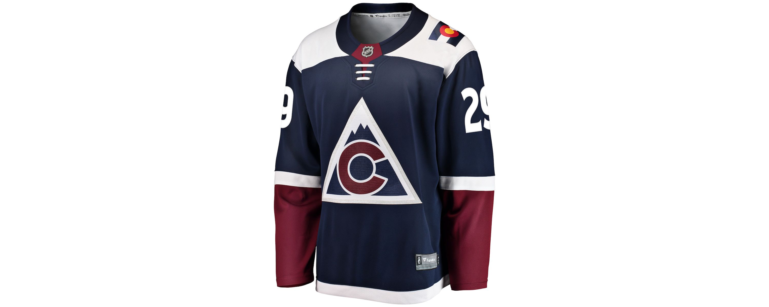 NHL Fanatics Nathan MacKinnon Colorado Avalanche Breakaway Jersey