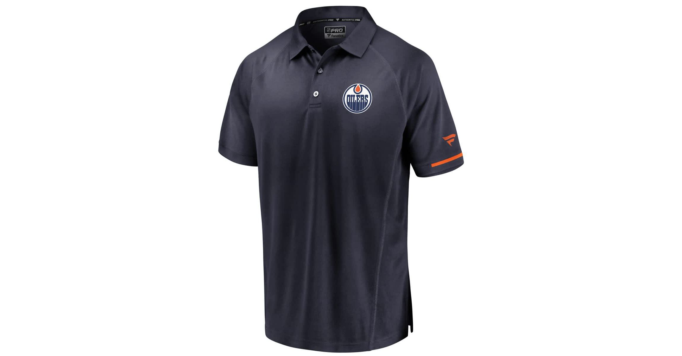 NHL Fanatics Edmonton Oilers Authentic Pro Rinkside Polo