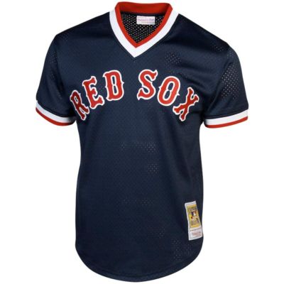 Boston Red Sox MLB Ted Williams Cooperstown Collection Big & Tall Mesh Batting Practice Jersey