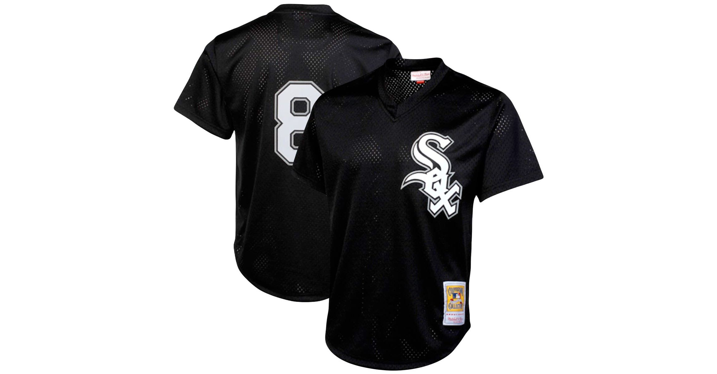 Chicago White Sox MLB Bo Jackson Chicago Sox Cooperstown Collection Big & Tall Mesh Batting Practice Jersey