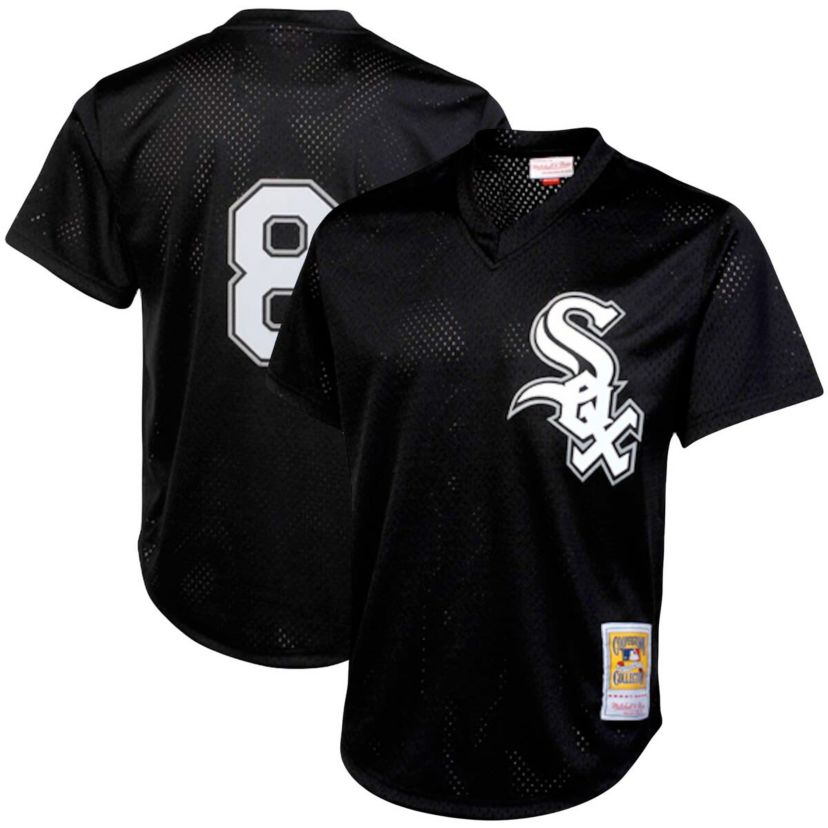 Chicago White Sox MLB Bo Jackson Chicago Sox Cooperstown Collection Big & Tall Mesh Batting Practice Jersey