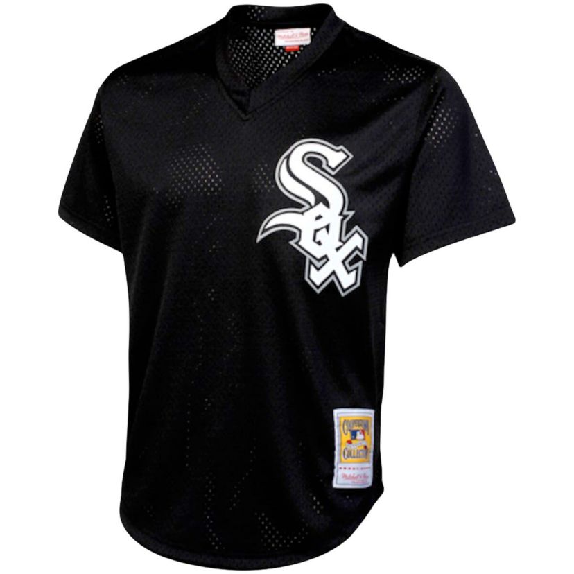Chicago White Sox MLB Bo Jackson Chicago Sox Cooperstown Collection Big & Tall Mesh Batting Practice Jersey