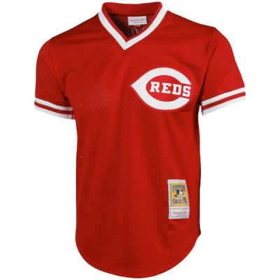 MLB Johnny Bench Cincinnati Reds Cooperstown Collection Big & Tall Mesh Batting Practice Jersey