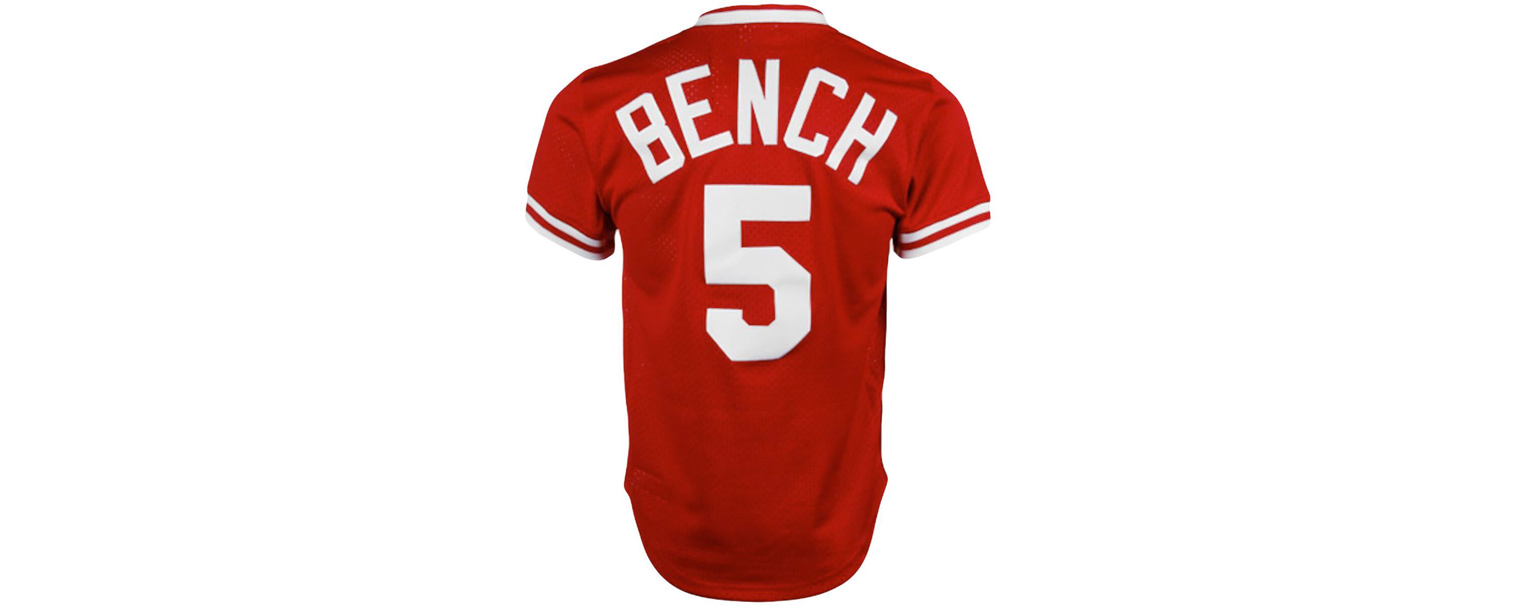 MLB Johnny Bench Cincinnati Reds Cooperstown Collection Big & Tall Mesh Batting Practice Jersey