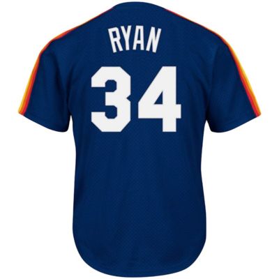 MLB Nolan Ryan Houston Astros Cooperstown Collection Big & Tall Mesh Batting Practice Jersey