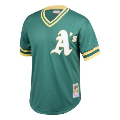 MLB Rickey Henderson Oakland Athletics Cooperstown Collection Big & Tall Mesh Batting Practice Jersey