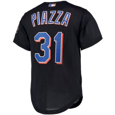 MLB Mike Piazza New York Mets Big & Tall Cooperstown Collection Mesh Button-Up Jersey