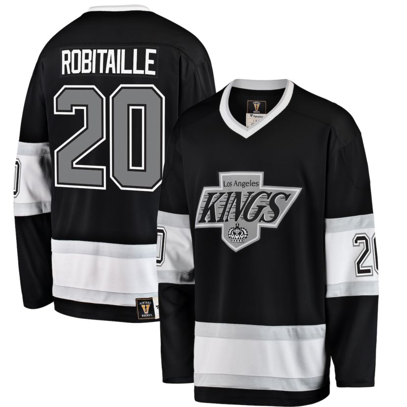NHL Fanatics Luc Robitaille Los Angeles Kings Premier Breakaway Retired Player Jersey