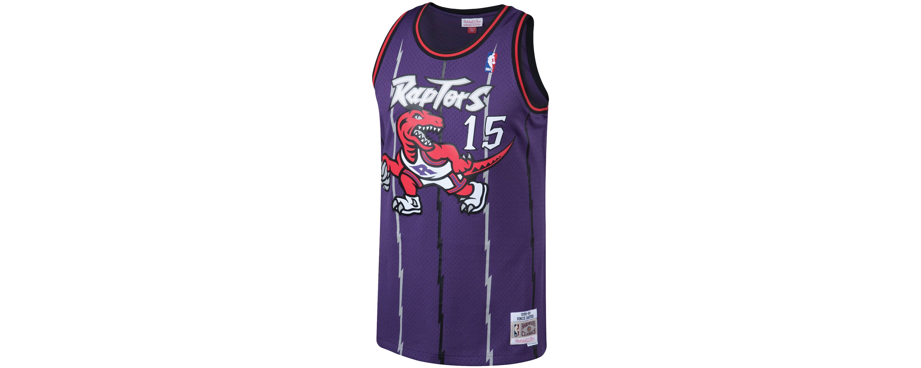 NBA Vince Carter Toronto Raptors 1998/99 Big & Tall Hardwood Classics Swingman Jersey