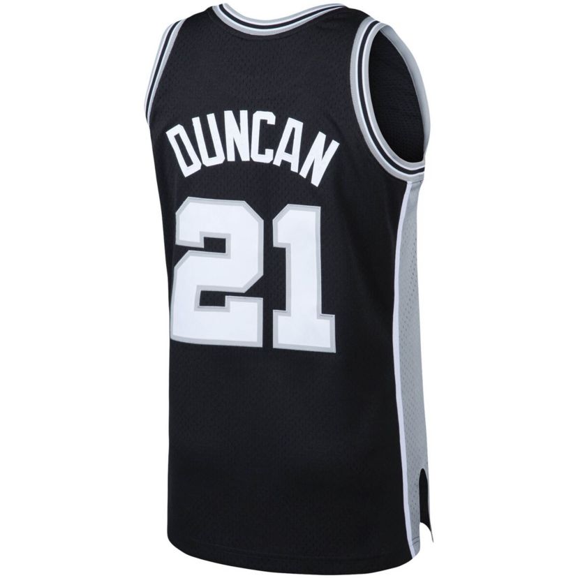 NBA Tim Duncan San Antonio Spurs 1998/99 Big & Tall Hardwood Classics Swingman Jersey