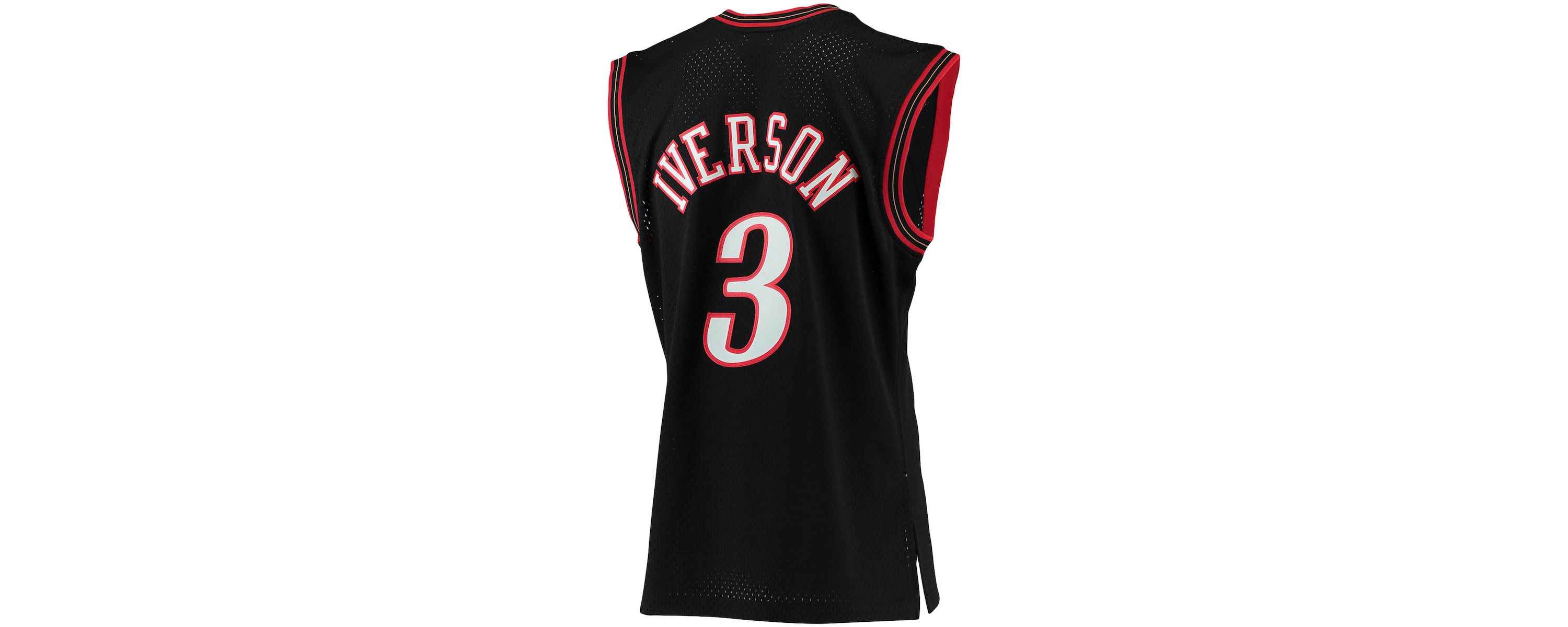 NBA Allen Iverson Philadelphia 76ers 2000/01 Big & Tall Hardwood Classics Swingman Jersey