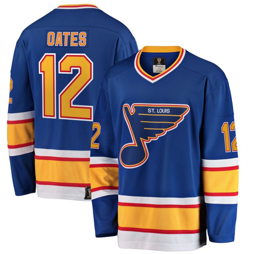 NHL Fanatics Adam Oates St. Louis Blues Premier Breakaway Retired Player Jersey