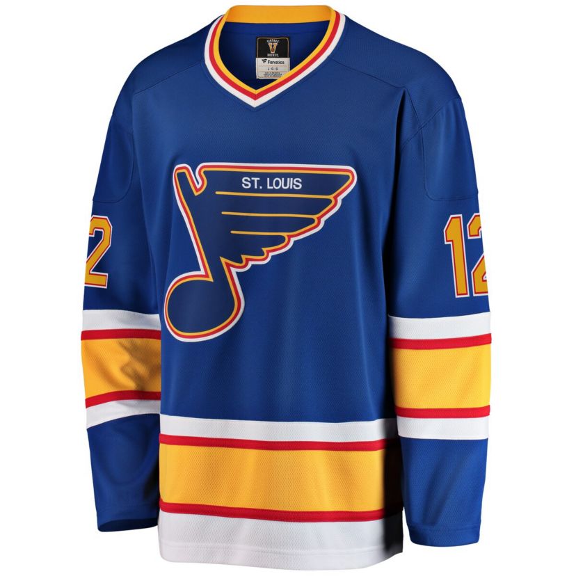 NHL Fanatics Adam Oates St. Louis Blues Premier Breakaway Retired Player Jersey