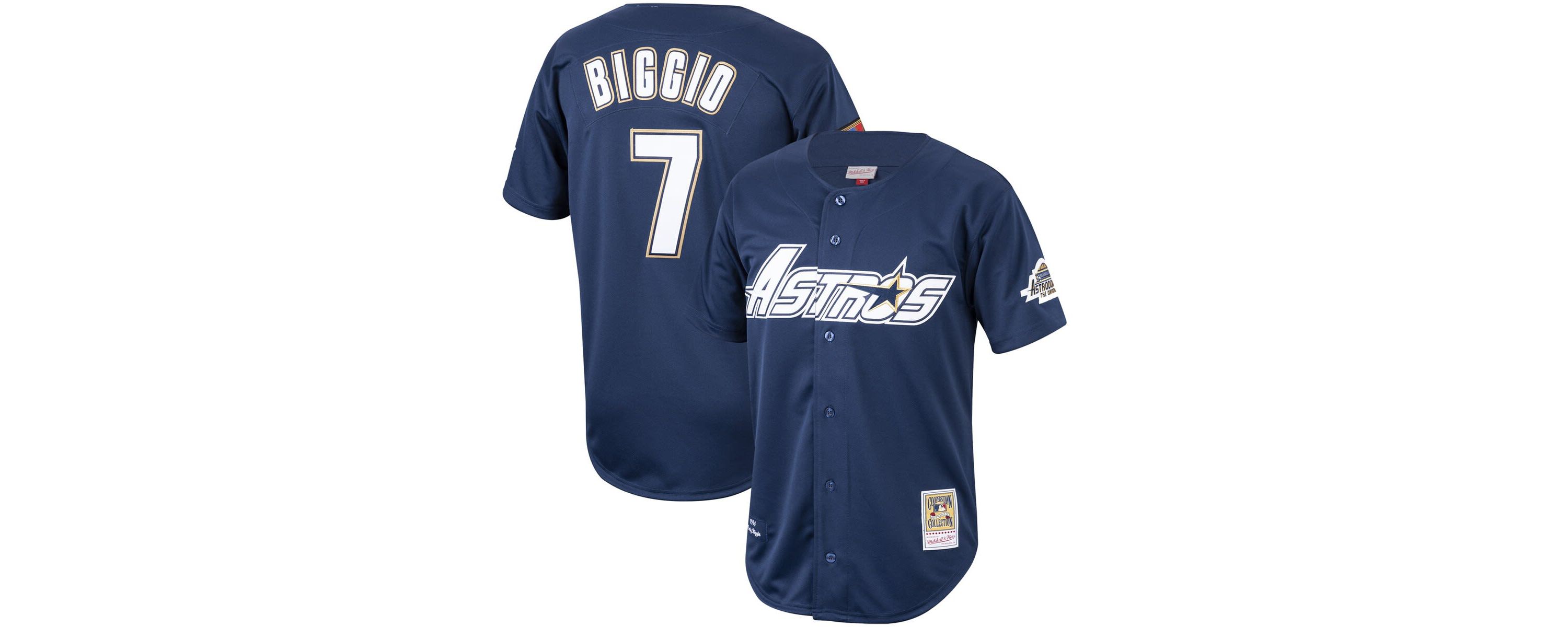 MLB Craig Biggio Houston Astros Cooperstown Collection 1994 Authentic Jersey
