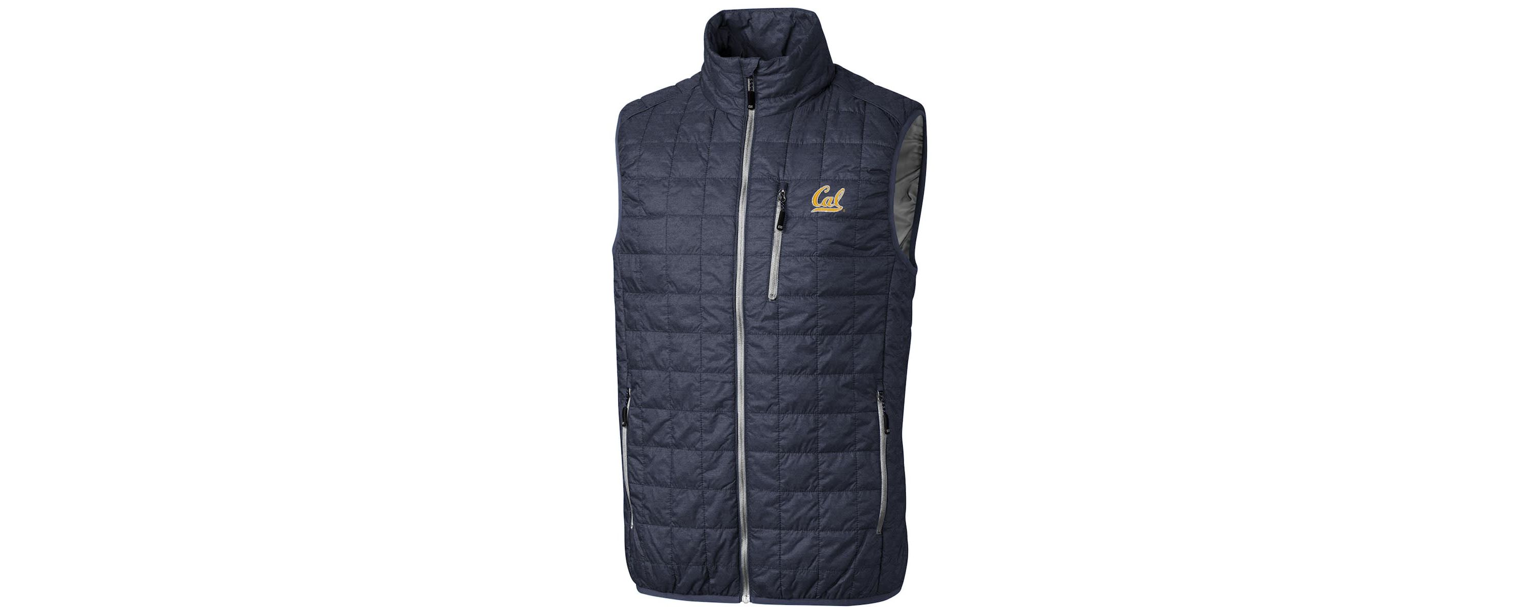 California Golden Bears NCAA Cal Bears Big & Tall Full-Zip Collegiate Rainier Vest