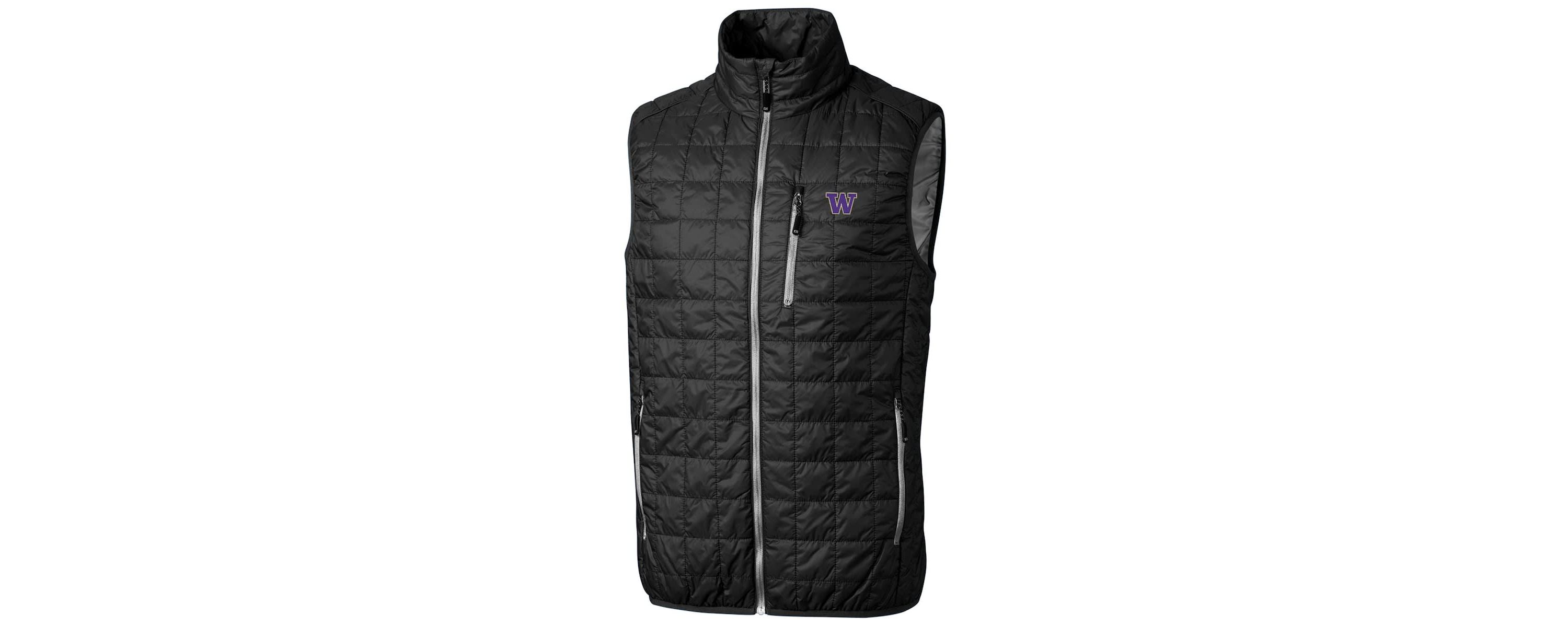 NCAA Washington Huskies Big & Tall Full-Zip Collegiate Rainier Vest