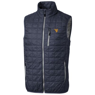 NCAA West Virginia Mountaineers Big & Tall Full-Zip Collegiate Rainier Vest