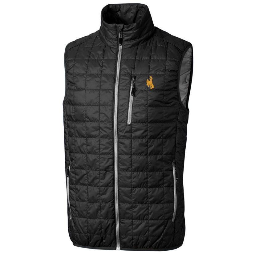 NCAA Wyoming Cowboys Big & Tall Full-Zip Collegiate Rainier Vest