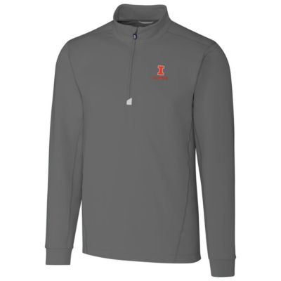 NCAA Illinois Fighting Illini Collegiate Big & Tall Traverse Half-Zip Jacket